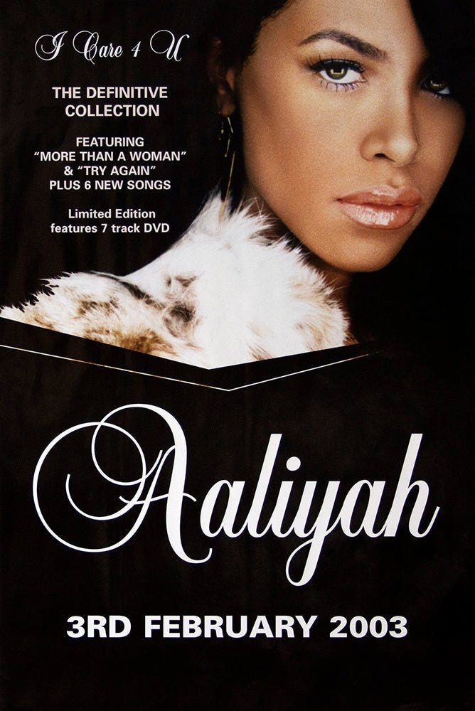 Aaliyah poster – I Care 4 U. Original