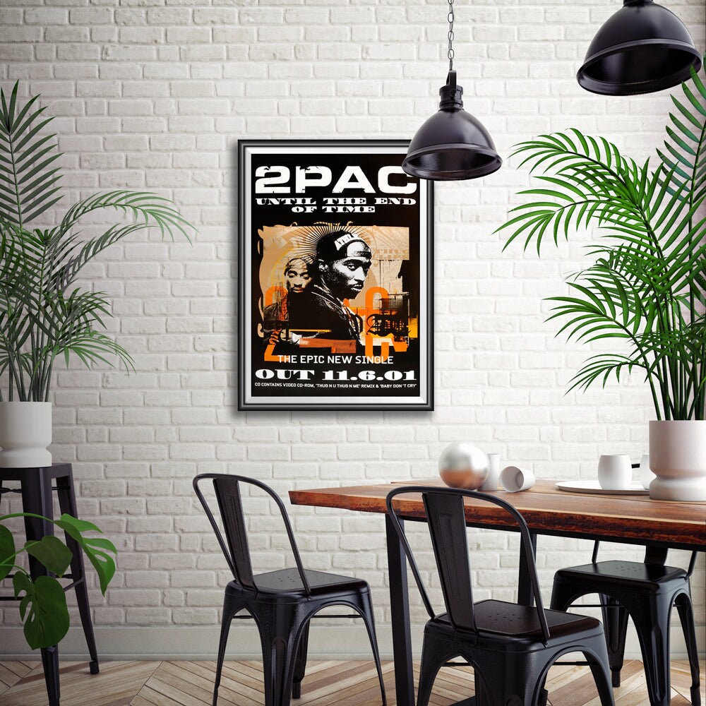 2Pac poster - &quot;Until The End of Time&quot; . Original