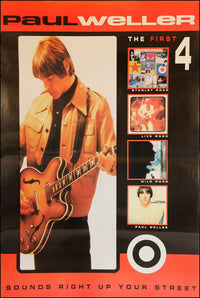 Paul Weller poster - The First 4 Albums - Original Large 60&quot;x40&quot;