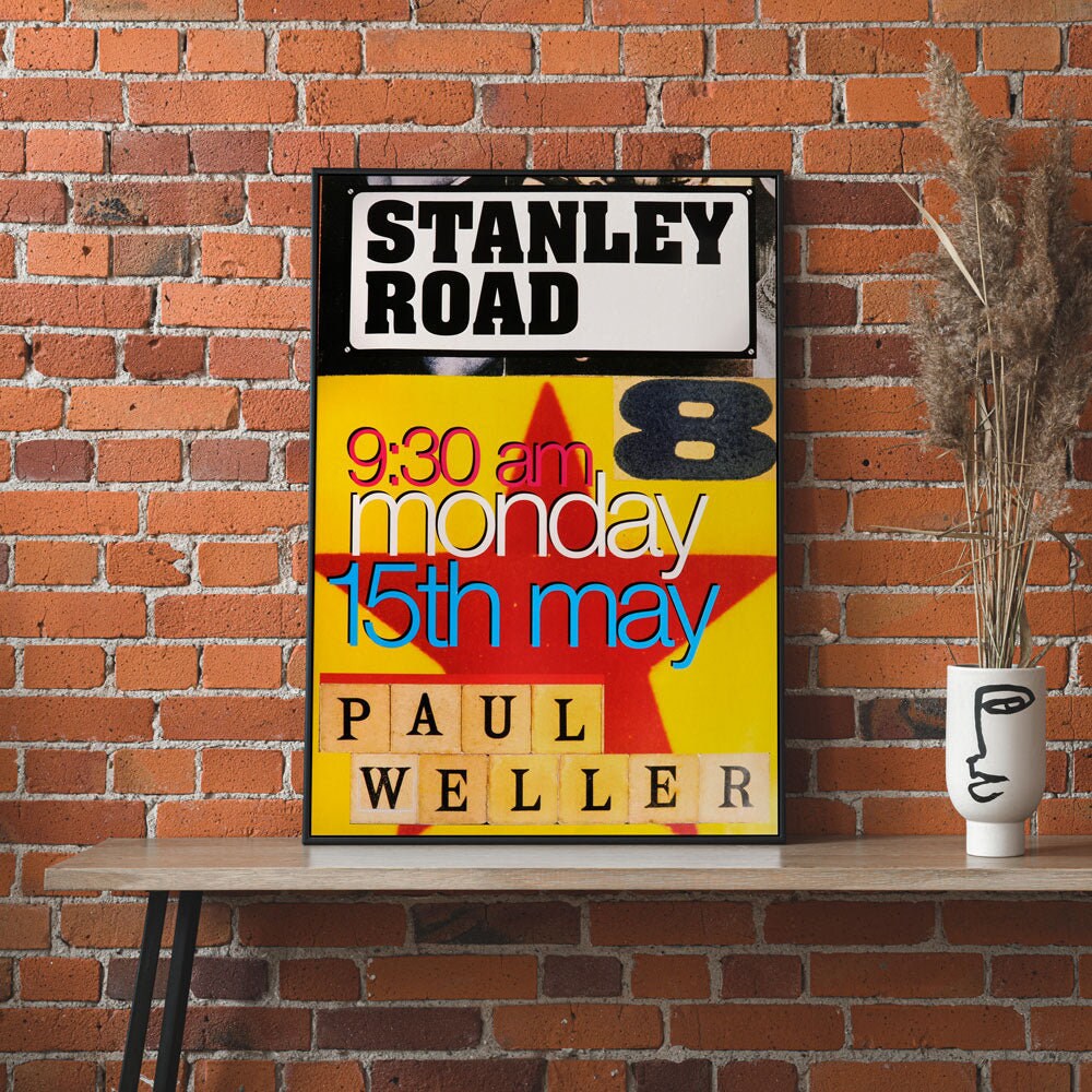Paul Weller Original poster - Stanley Road. 28&quot;x20&quot;