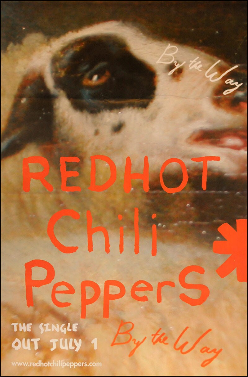 Red Hot Chili Peppers poster - By The Way (single). Original 60&quot;x40&quot;