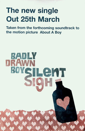 Badly Drawn Boy poster - Silent Sigh