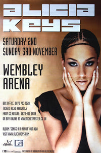 Alicia Keys poster - Live at Wembley