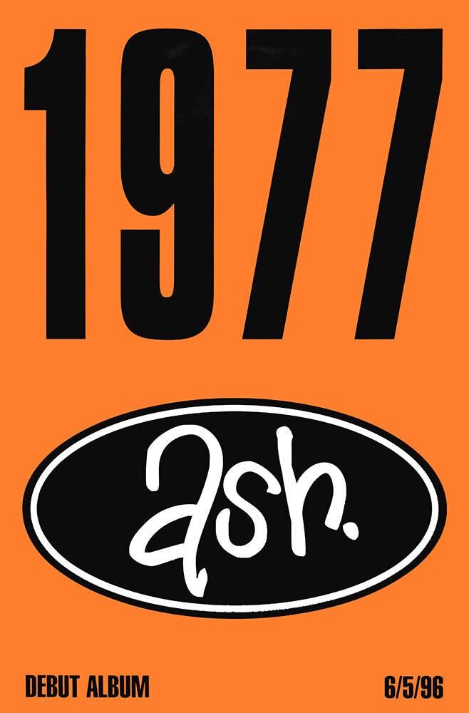 Ash poster - 1977. Original 60&quot; x 40&quot;