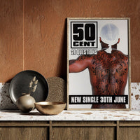50 Cent poster - 21 Questions. Original