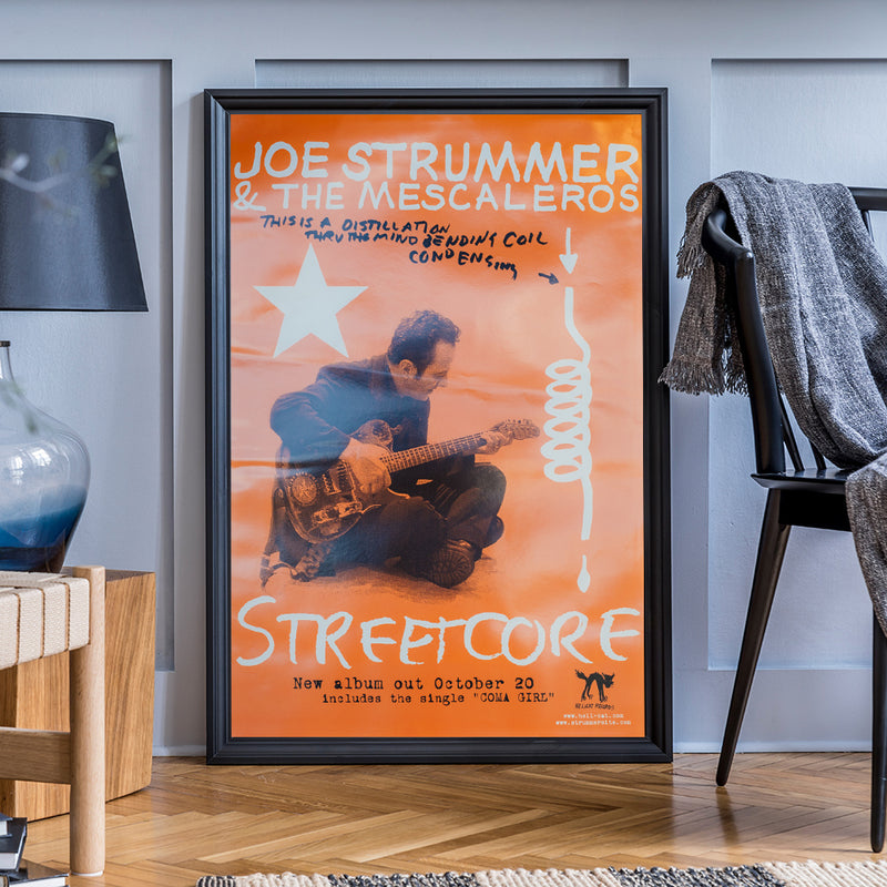 Joe Strummer & The Mescaleros Poster – "Streetcore" – Original