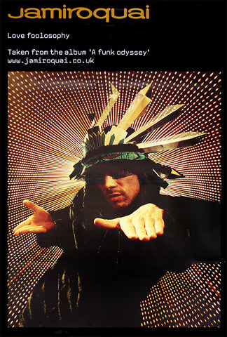 Original litho-printed Jamiroquai poster for the single release