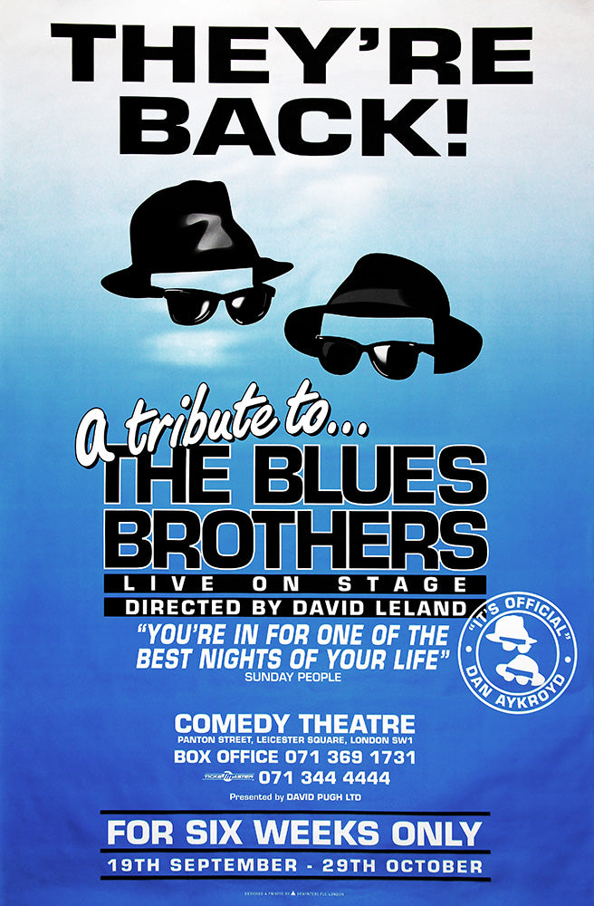 The Blues Brothers poster - Dan Aykroyd - Large