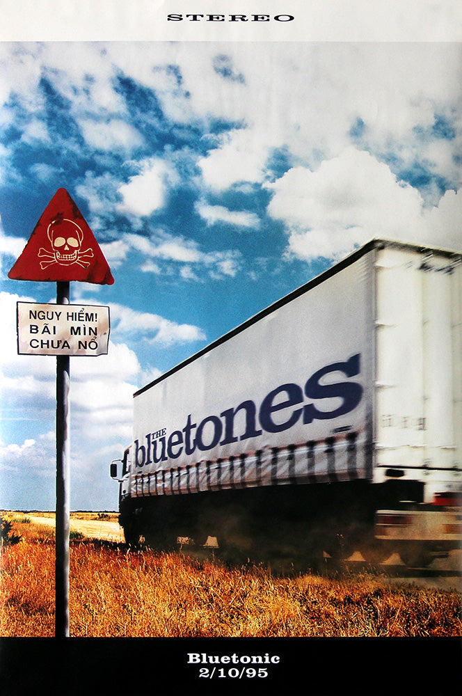 The Bluetones poster - Bluetonic. Original