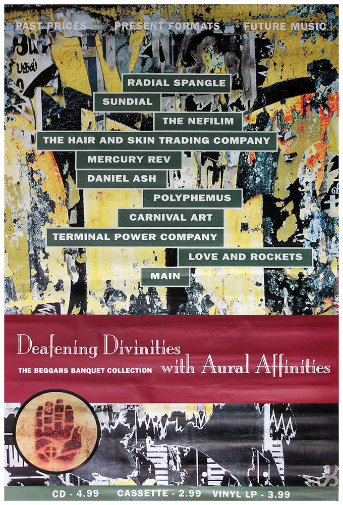 Deafening Divinities With Aural Affinities poster - The Beggars Banquet Collection Volume 2