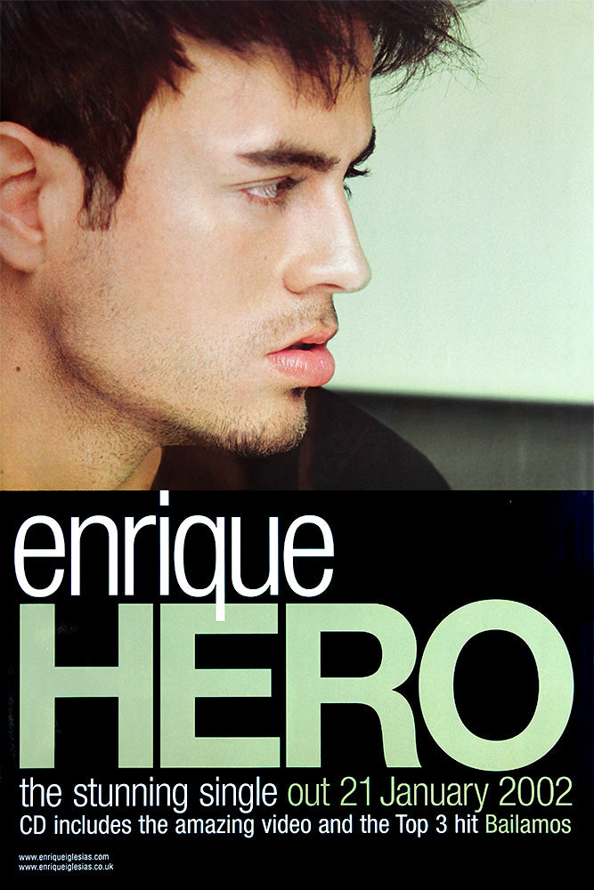 Enrique Iglesias poster - Hero