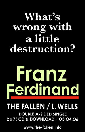 Franz Ferdinand poster - The Fallen