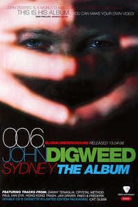 John Digweed poster - Global Underground 006. Original