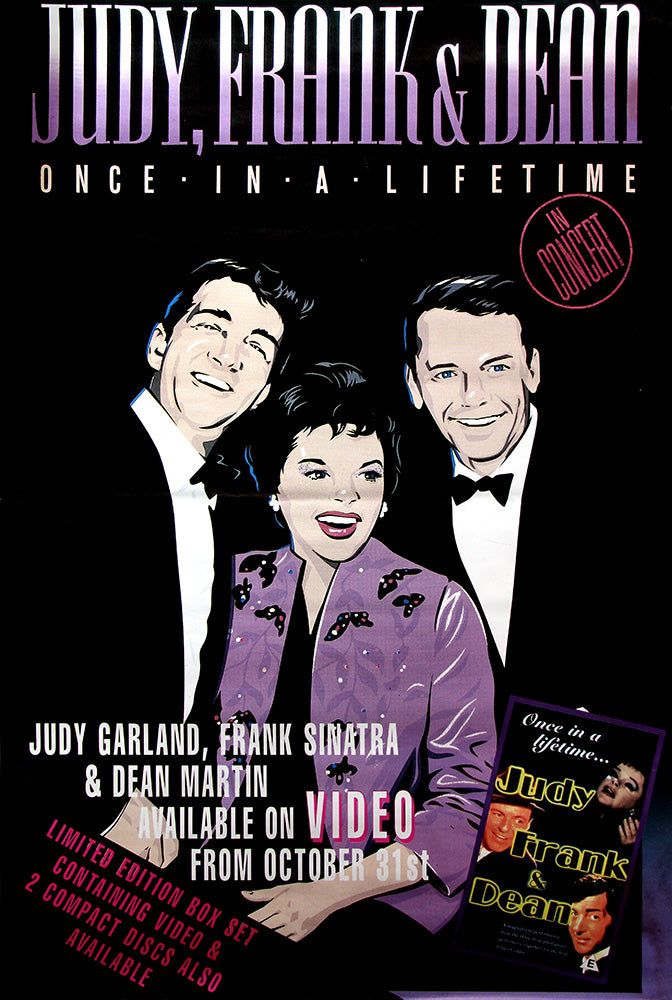 Judy, Frank and Dean poster - Once in a Lifetime