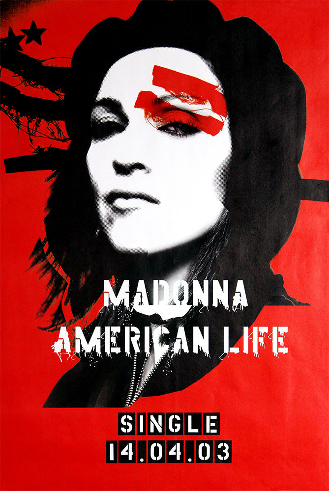 Madonna poster - American life (Single). Original
