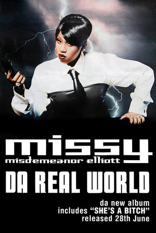 Missy Misdemeanor Elliot - Da Real World – Original Poster Shop