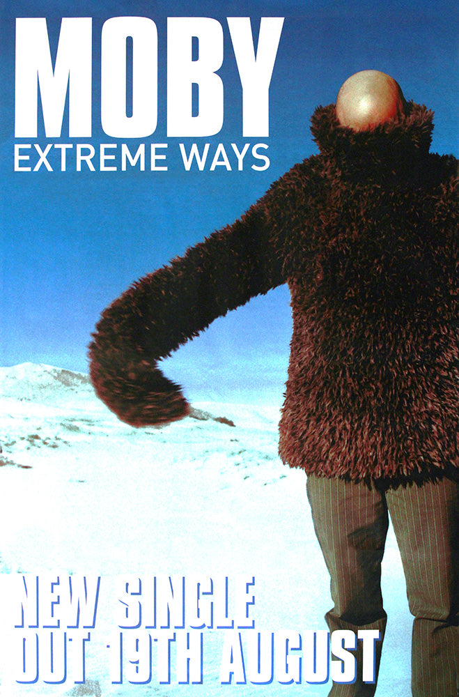 Moby poster - Extreme Ways. Original Large 60" x 40"