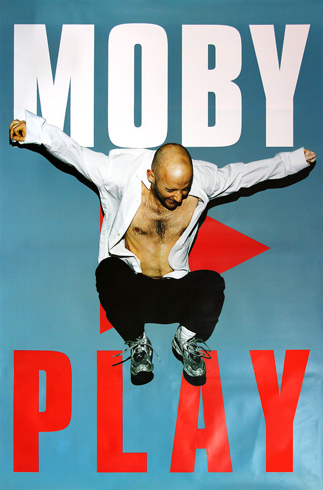 Moby poster - Play. Original Large 60" x 40"