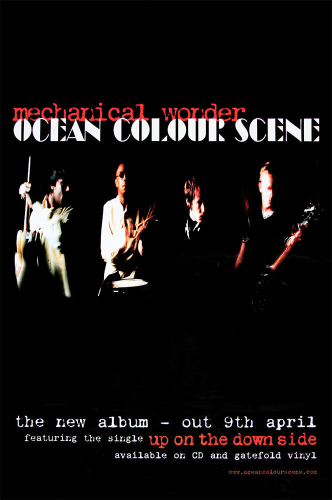 Ocean Colour Scene poster - Mechanical Wonder