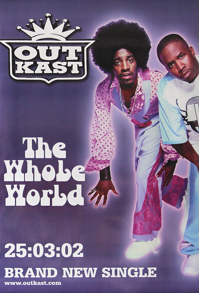 Outkast poster - The whole World. Original
