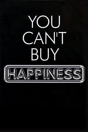 Pulp poster - You can't buy happiness. Original