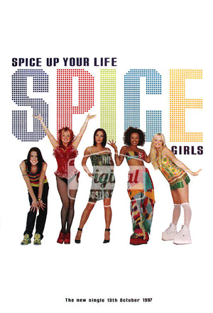 Spice Girls poster - "Spice up your Life" - Original Large 60"x40"