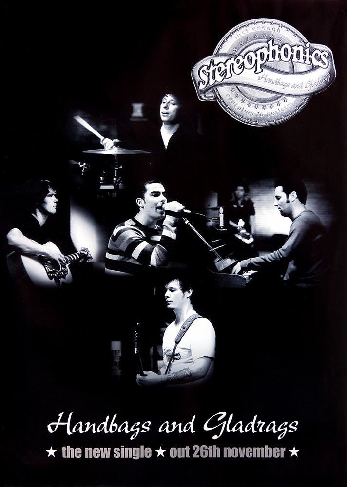Stereophonics poster - Handbags and Gladrags (single). Original