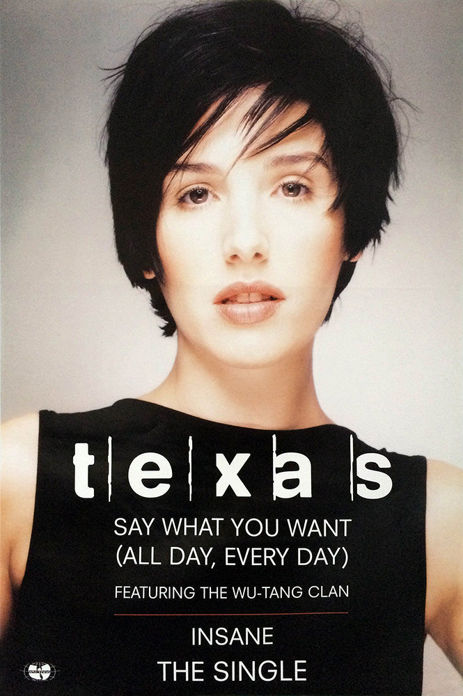 Texas poster – Say What You Want. Original