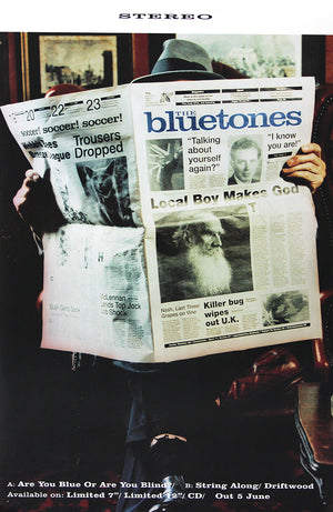 The Bluetones poster - Are You Blue or Are You Blind?