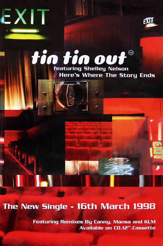 Tin Tin Out poster - Here's Where The Story Ends
