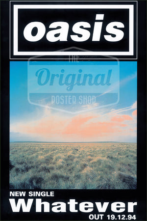 Oasis poster - Whatever (1st Generation Reprint)