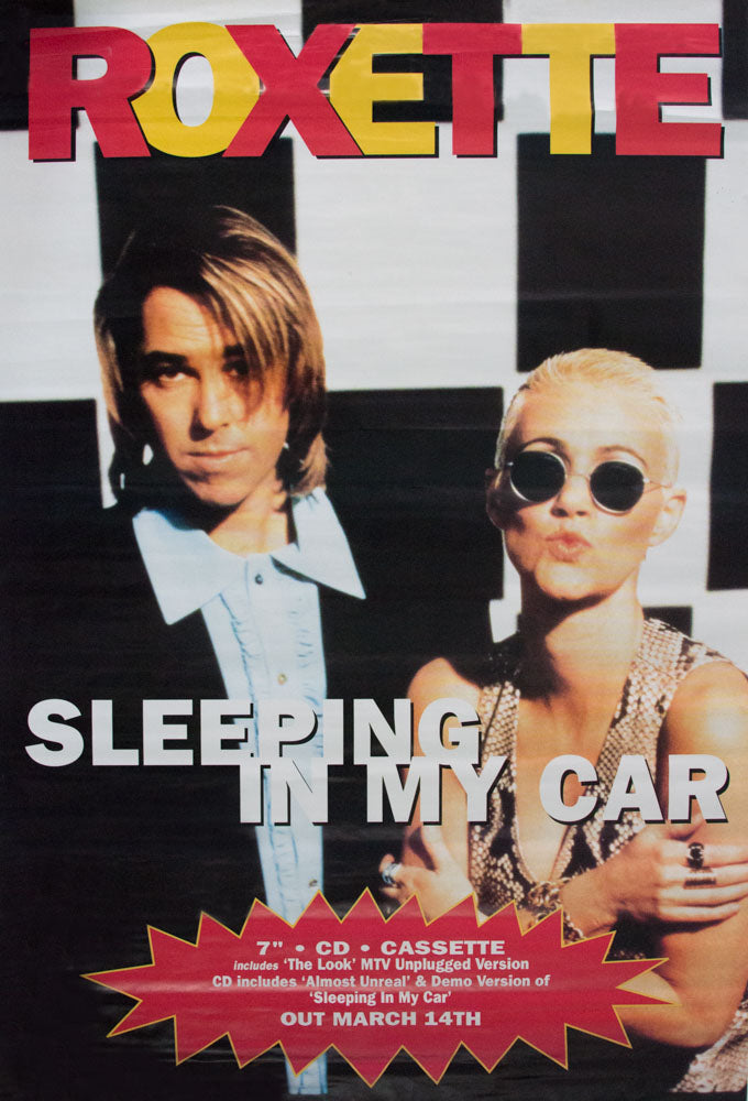 Roxette poster – Sleeping In My Car
